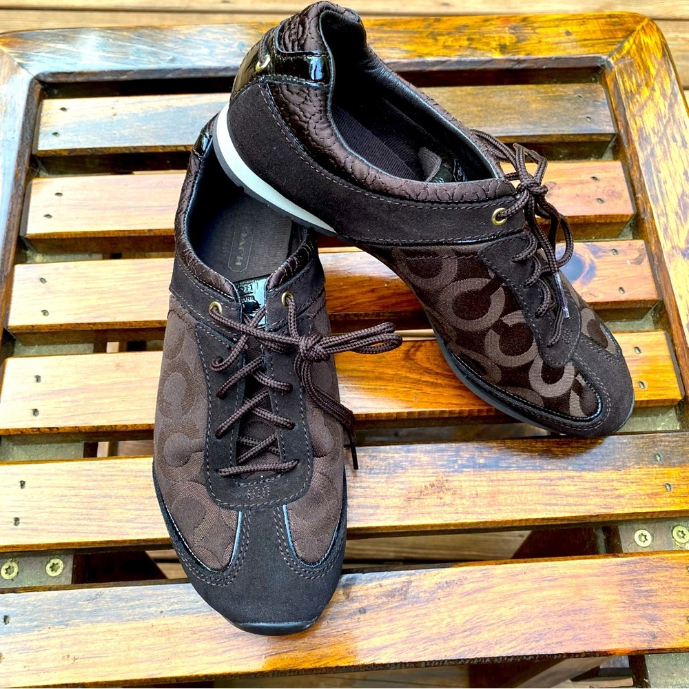 Coach Black and Brown Women's Sneakers